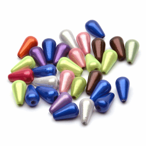 mfc teardrop streamer beads for tying articulated streamers