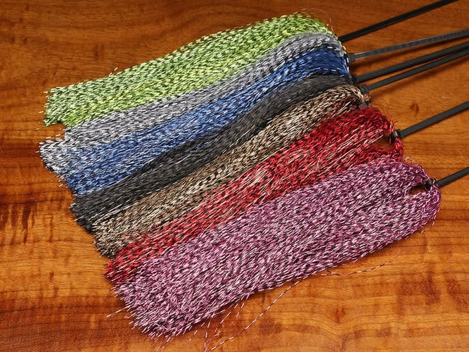 Micro Barred Voodoo Fibers for winging streamers and composite dubbing loops steelhead intruders