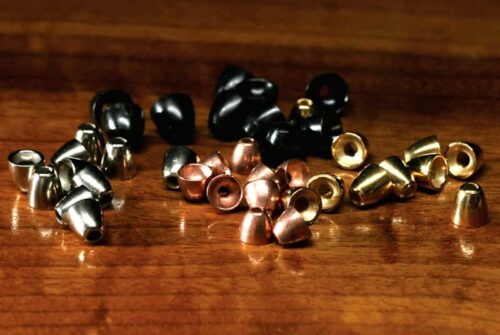 brass tungsten conehead for fly tying black nickel copper gold