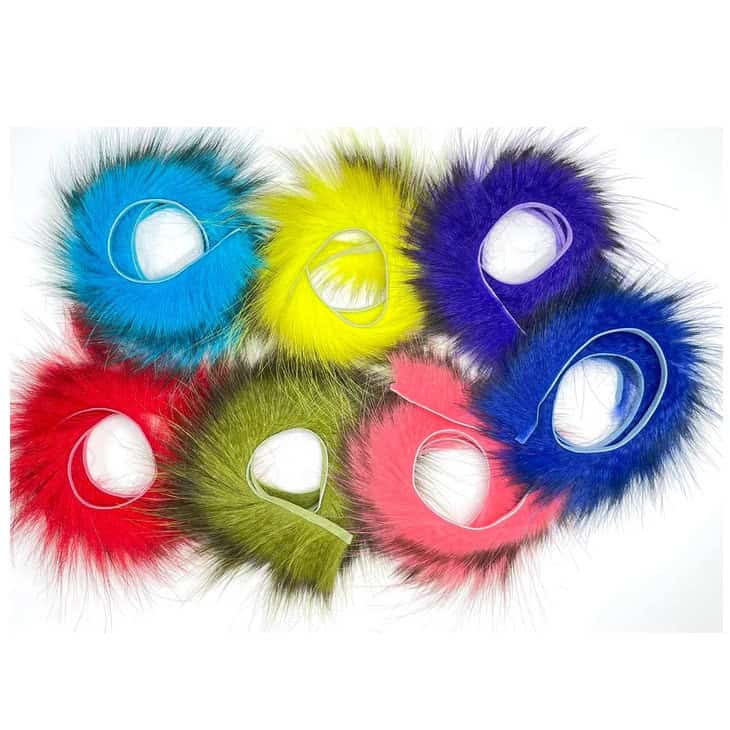 aqua flies american opossum zonker strips for fly tying