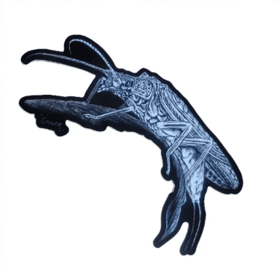 conner studio inky salmonfly sticker