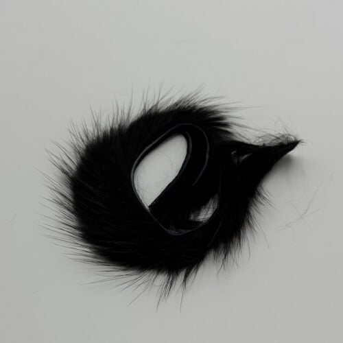 Muskrat Zonker Strips Black.