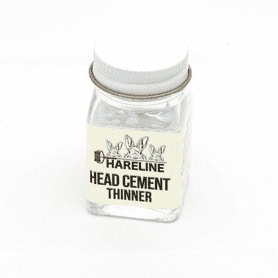 Hareline Head Cement Thinner for tying.
