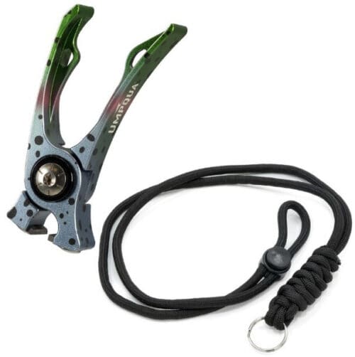umpqua riverrun nipper w lanyard rainbow trout