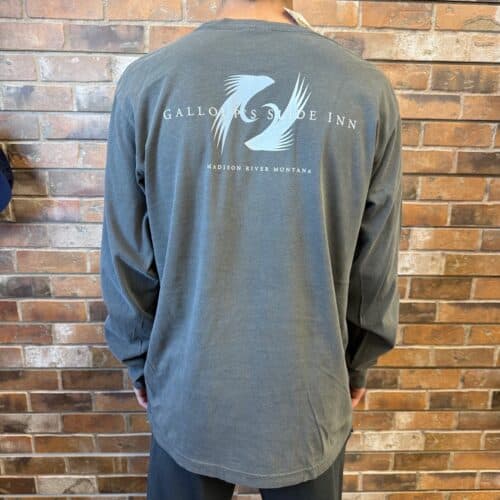 slide inn washed pepper long sleeve tee back
