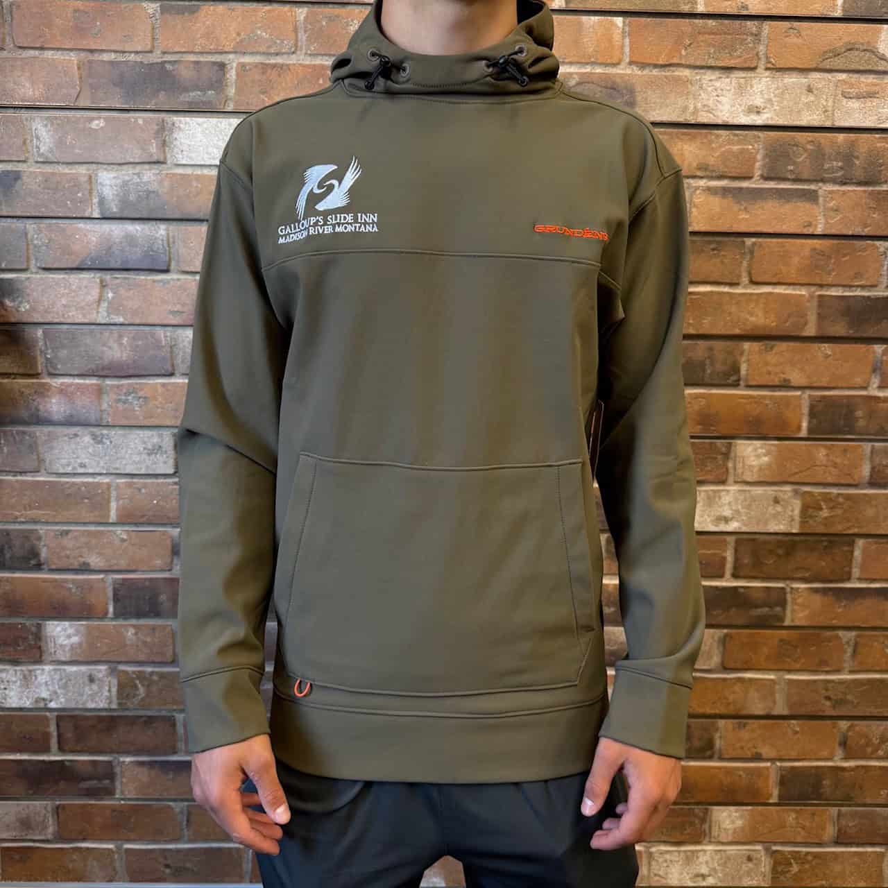 grundens kryall hoodie otter