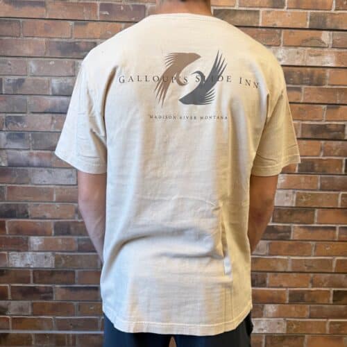 slide inn logo plaster tan tee