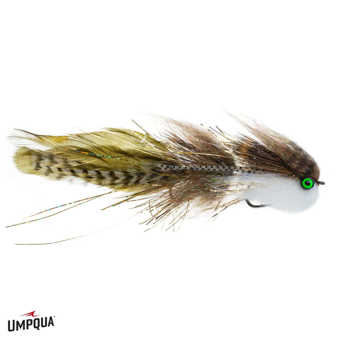 hursts mini thrasher olive for fly fishing