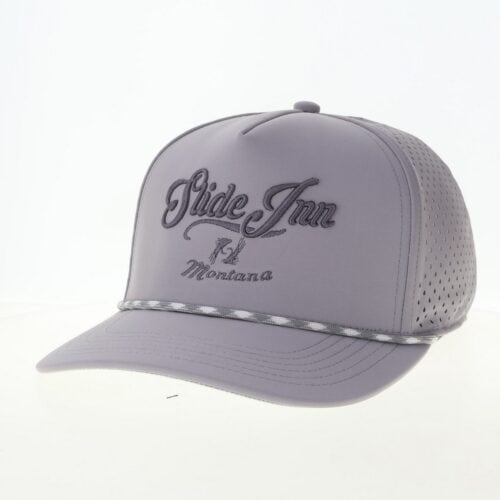 slide inn cut above hat light grey