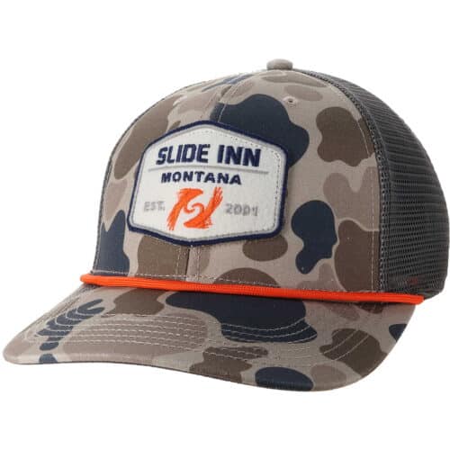 slide inn mps hat duck camo