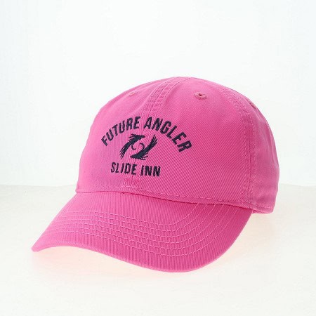 slide inn future angler hat pink
